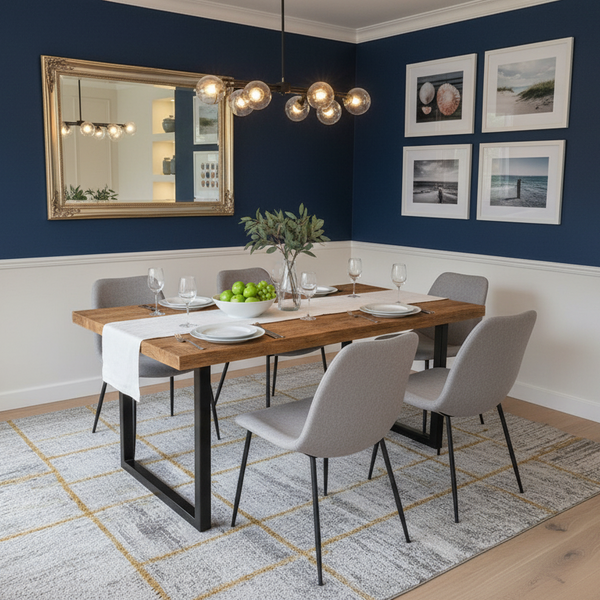 Handmade Rustic Canadian Timber Dining Table