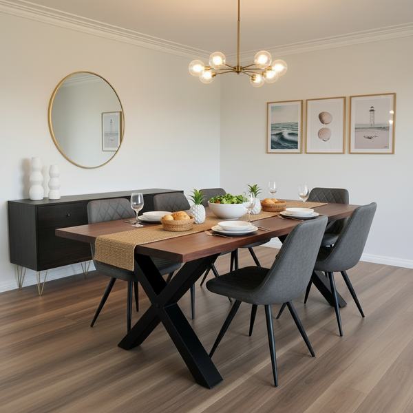 Handmade Sapele Dining Table