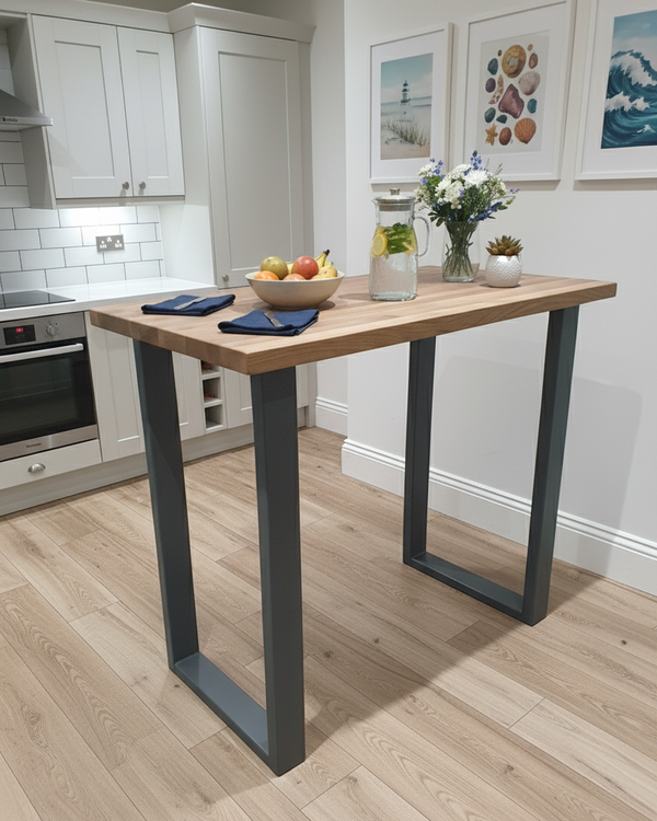 Handmade Solid Oak Breakfast Bar