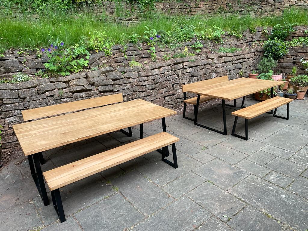 Elegant Outdoor Beech Seating Bench - TRL Handmade Furniture